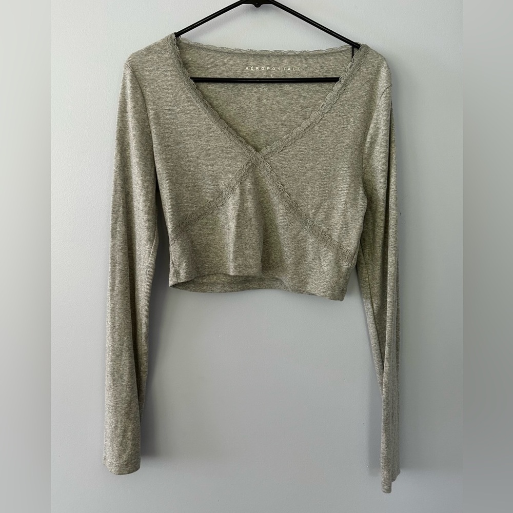 Long Sleeve Crop Top